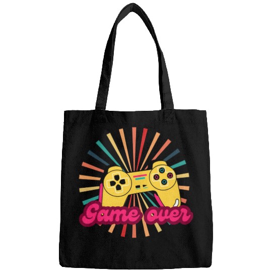 Retro games painting Bags