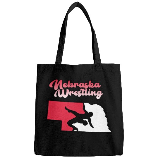 Nebraska Wrestling (State Colors) Bags