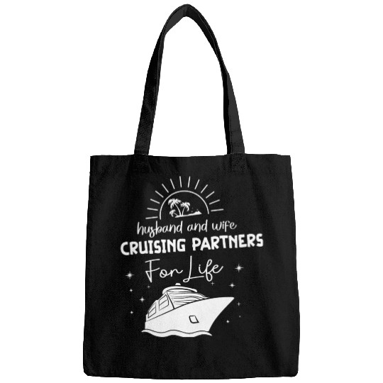 Husband And Wife Cruising Partners For Life Bags