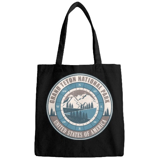 Grand Teton National Park US Vintage Hiking Bags