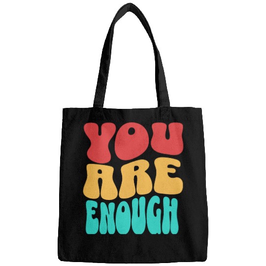 Colorful Design - You are Enough Bags