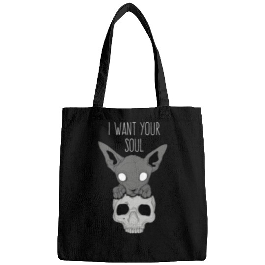 Death Cat Skull Bags