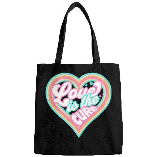 LOVE IS THE CURE (pink) Bags