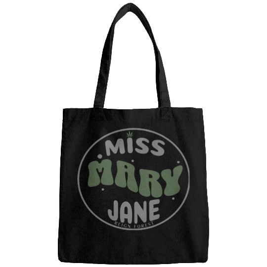 Miss Mary Jane Marijuana Funny Graphic Bags
