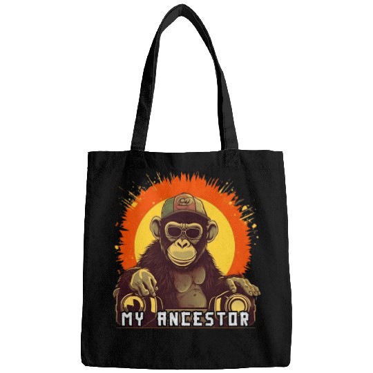 My Ancestor Monkey Cool DJ Ape Bags