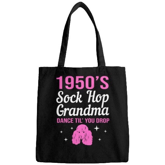 Retro Dance 1950s Sock Hop Dancing Grandma Bags