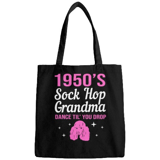 Retro Dance 1950s Sock Hop Dancing Grandma Bags