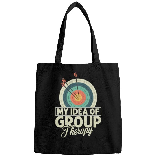 My Idea Of Group Therapy Archery Target Bow & Arro Bags