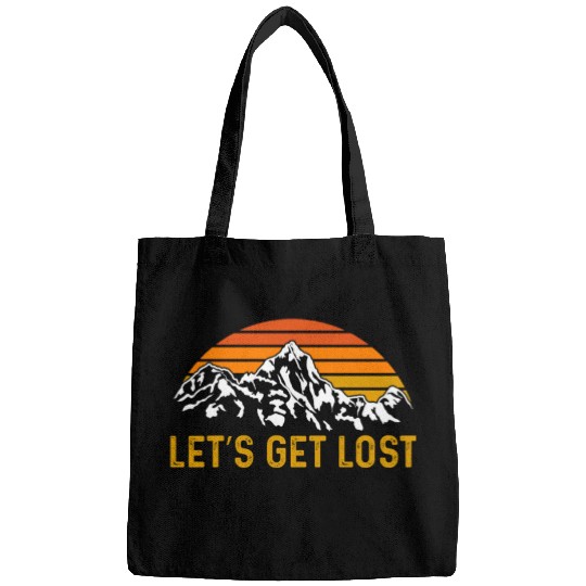 Let us get Lost Wanderlust funny Hiking Bags