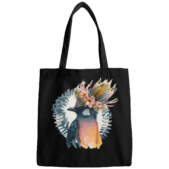 Cute Bird Of Paradise Bird Flower Crown Pet Birds Bags