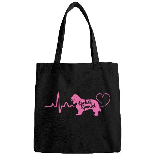 Heartbeat Dog English Cocker Spaniel Bags