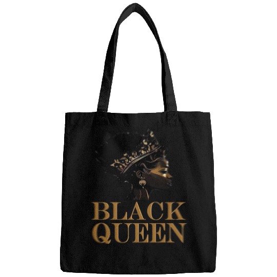 Womens Black Queen Bags