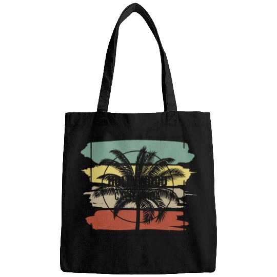 Hollywood California Stylish Retro Palm Tree Bags