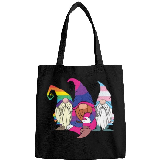 Gnomes Elf LGBTQ Rainbow LGBT Pride Month Bags