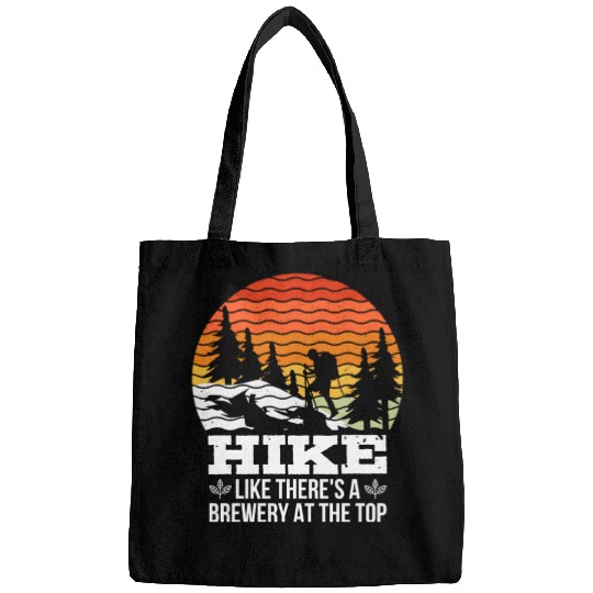 Hiker funny Beer lover Hiking Mountaineering Bags