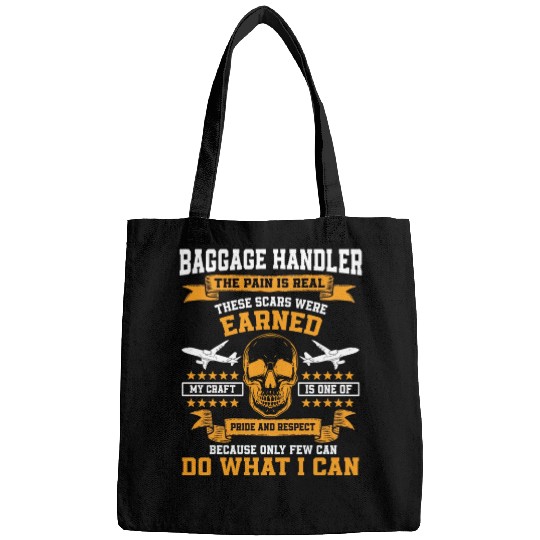 Proud Baggage Handler Saying Aircraft Ramp Agent Bags