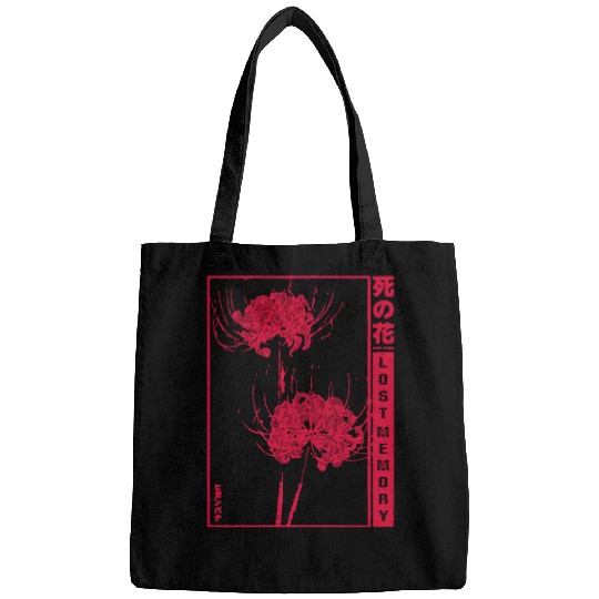 Lost Memory - red spider lily Bags