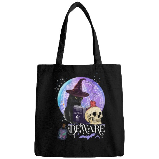 Magic Witch Tarot cards Beware potion witchy hat Bags