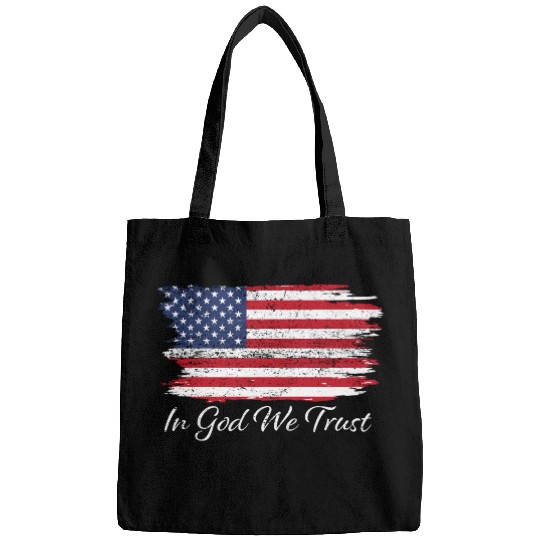 In God We Trust Us Flag Patriotic Bags