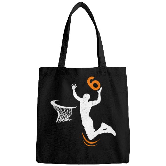 6 Basketball Dunk 6Th Party Bags