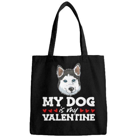 My Dog Is My Valentine Date Cute Doggy Bags