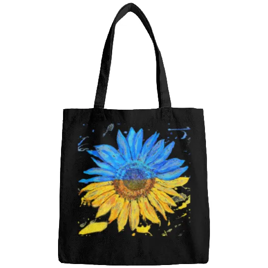 Ukraine Flag Sunflower Ukrainian Support Bags