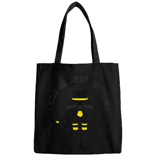Nice black kitten Bags