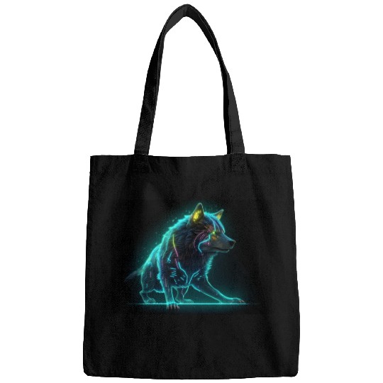 Neon Moon Wolf Bags
