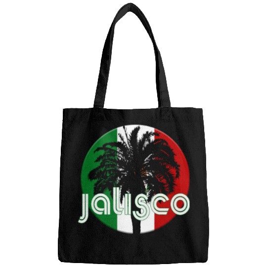 Jalisco Mexico Flag Native Palm Tree Mexican Bags