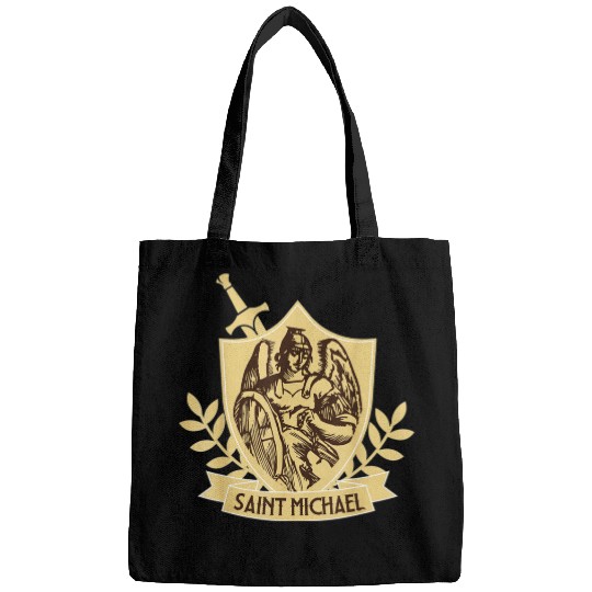Saint Michael Patron Saint of Police Officers Bags