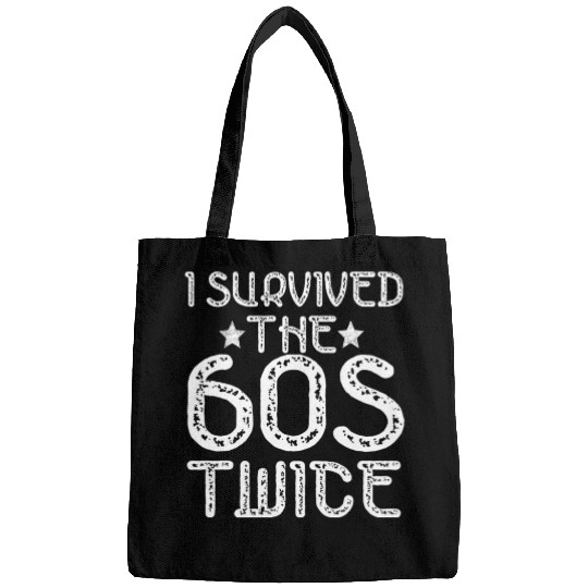 I Survived The Sixties 60S Twice Bags