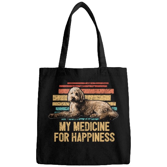 Medicine For Happiness Goldendoodle Dog Doodle Bags