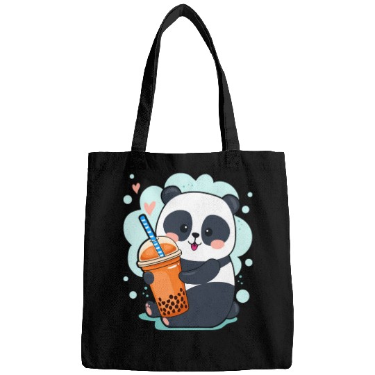 Kawaii Panda Anime Boba Drink Bubble Tea Tapioca Bags