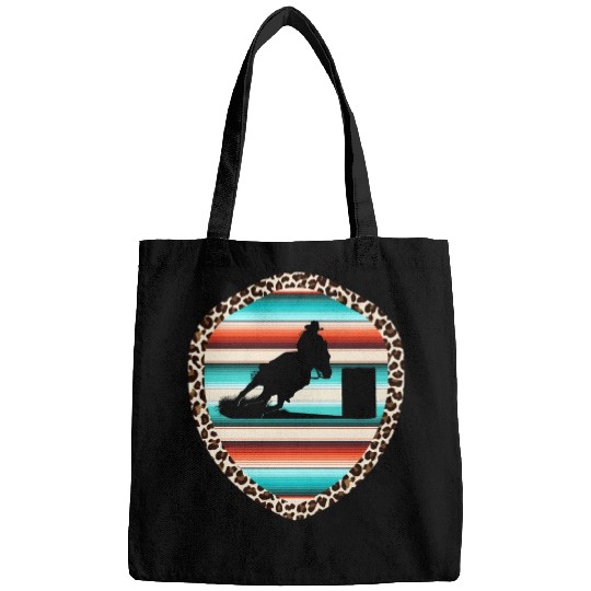 Horse Barrel Racing Serape Leopard Pattern Rodeo Bags