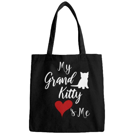 My Grandkitty Loves Me Grandma Of Cats Or Kittens Bags