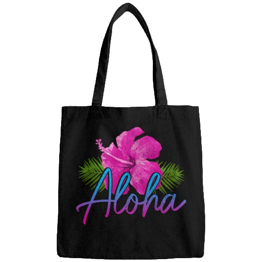 Aloha Hawaiian Islands Hawaii Surf Hibiscus Bags