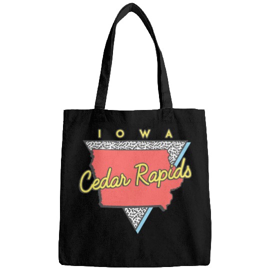 Cedar Rapids Iowa Triangle Ia City Bags