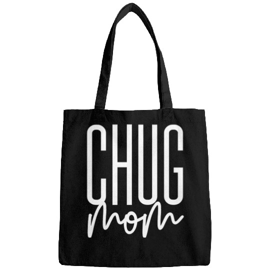 Chug Mom Chihuahua Pug Mix Dog I Love My Chug Bags