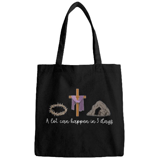 A Lot Can Happen In 3 Days For A Christian Easter Bags