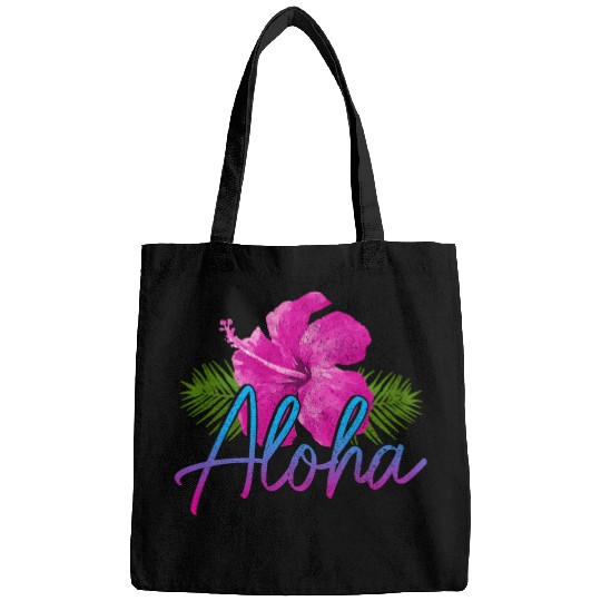 Aloha Hawaiian Islands Hawaii Surf Hibiscus Bags