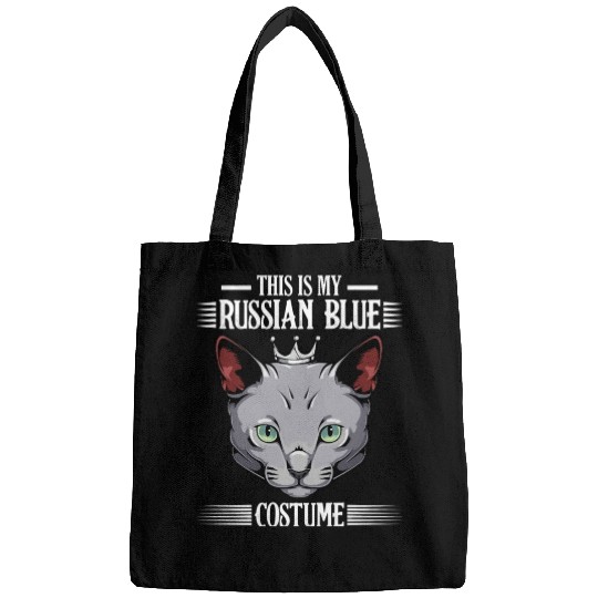 This Is My Russian Blue Costume Funny Cat Lover Bags
