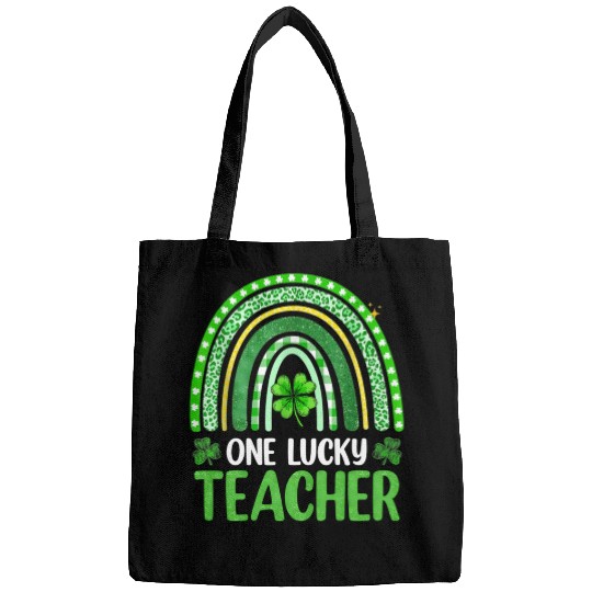 One Lucky Teacher Rainbow St Patrick’S Day Bags