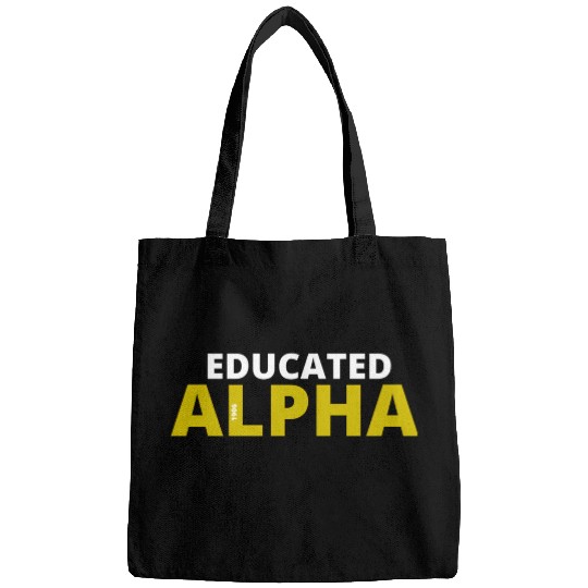 Educated Alpha 1906 Apa Fraternity For Bags