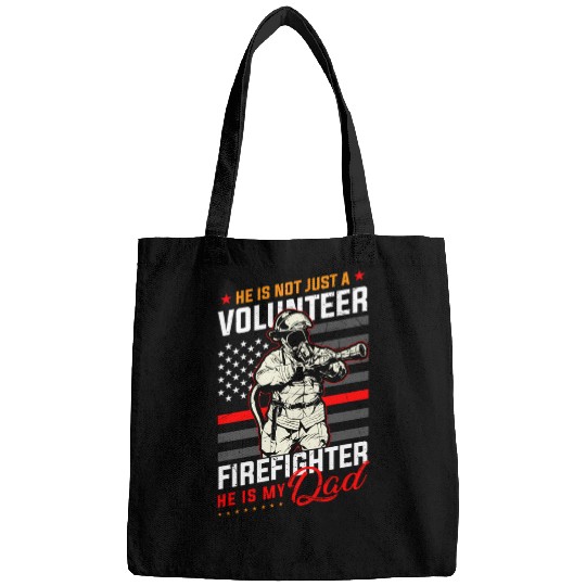 Proud Firefighter In A Fire Brigade Or Proud Bags