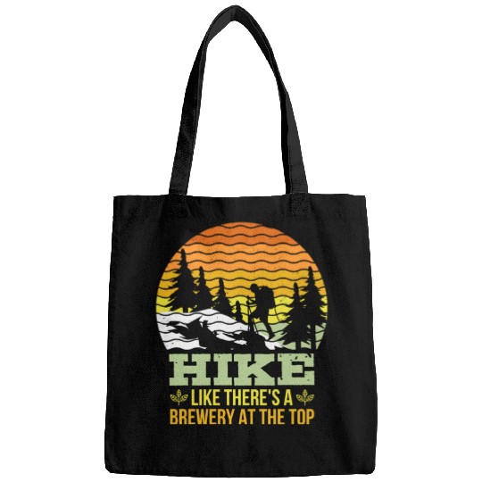Hiker funny Beer lover Hiking Mountaineering Bags