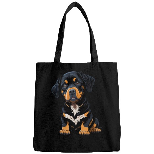 Rottweiler Dog Puppet Bags