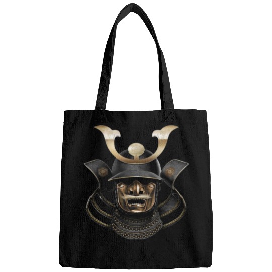 Japanese Samurai Mask Design Bags