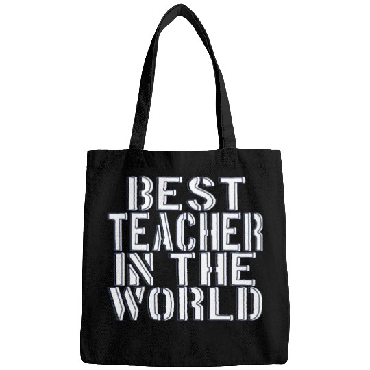 BEST TEACHER IN THE WORLD Bags