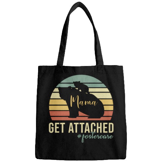 Get Attached Foster Care Mom Mama Bear Cub Bags