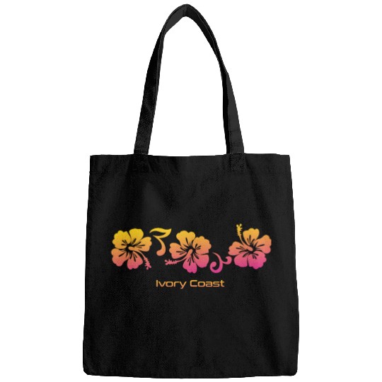 Ivory Coast Africa Cote D'ivoire Hibiscus Bags